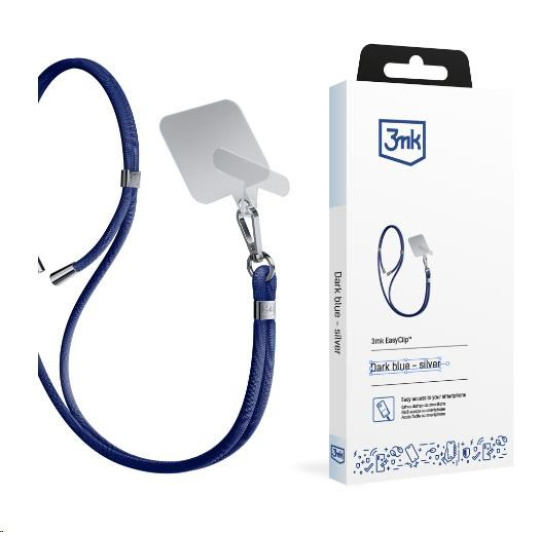 3mk EasyClip Dark Blue (silver)