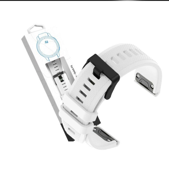 RhinoTech řemínek pro Garmin QuickFit sportovní silikonový 22mm bílý RhinoTech řemínek pro Garmin QuickFit sportovní silikonový 22mm bílý