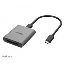 Čítačka kariet AKASA AK-CR-11BK (CFexpress), externá, USB 3.2 Typ C