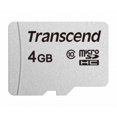 Karta TRANSCEND MicroSDHC 4GB 300S, trieda 10, bez adaptéra