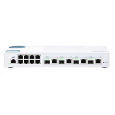 QNAP QSW-M408-4C (8x1GbE,4x10GbE RJ45/SFP+)