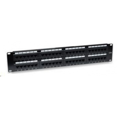 Intellinet Patch panel 48 portov Cat5e, UTP, 2U , čierny