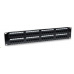 Intellinet Patch panel 48 portov Cat5e, UTP, 2U , čierny