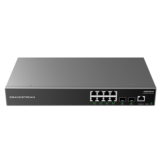 Grandstream GWN7801P Layer 2+ Managed Network PoE Switch  8 portů / 2 SFP