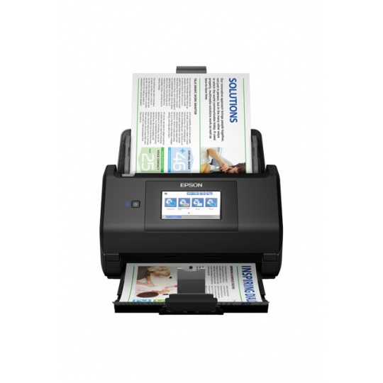 Skener EPSON WorkForce ES-580W, A4, 600x600 dpi, 35 strán za minútu, USB 3.0, bezdrôtová sieť LAN, 3 roky záruka po registrácii.