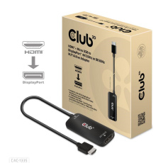 Club3D Adaptér HDMI + Micro USB na DisplayPort 4K120Hz/8K30Hz, Active Adapter M/F