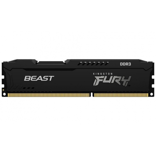 KINGSTON DIMM DDR3 8GB 1866MT/s CL10 FURY Beast Černá