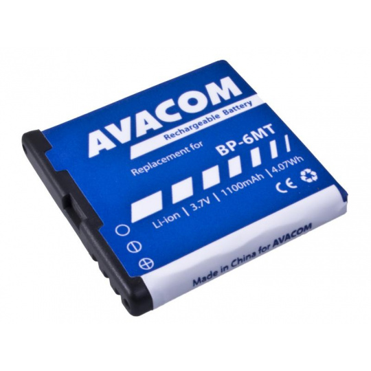 AVACOM batéria pre mobilné telefóny Nokia E51, N81, N81 8GB, N82, Li-Ion 3,6V 1100mAh (náhradná BP-6MT)