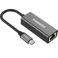 Prevodník PremiumCord USB-C na gigabitový RJ45
