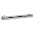 Intellinet Patch panel 24 portov Cat6, tienený STP, sivý