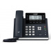 IP telefón Yealink SIP-T43U, 3,7" grafika 360x160, 2x RJ45 10/100/1000, PoE, 12x SIP, 2x USB, bez adaptéra