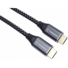 Kábel HDMI PREMIUMCORD 2.1 vysokorýchlostný + ethernetový kábel 8K@60Hz, pozlátené konektory, 0,5 m