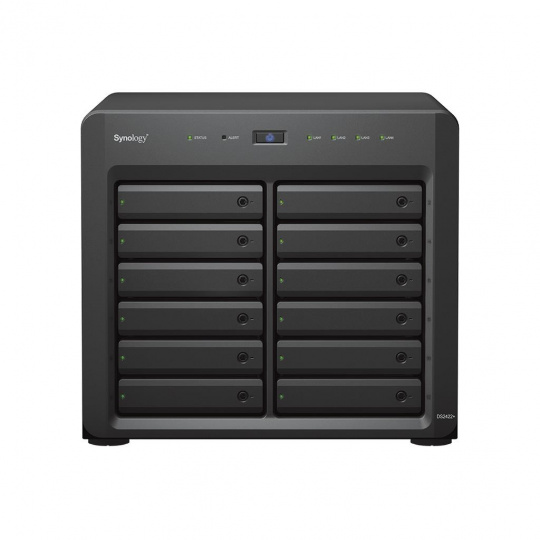 Synology DS2422+ DiskStation (4C/RyzenV1500B/2,2GHz/4GBRAM/12xSATA/2xUSB3.0/4xGbE/1xPCIe)