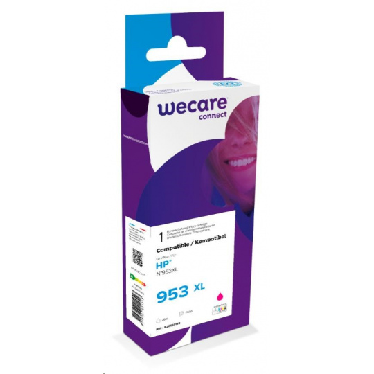 WECARE ARMOR kazeta pre HP OfficeJet Pro 8218, 8710, 8720, 8730, 8740 červená 26 ml (953XL)