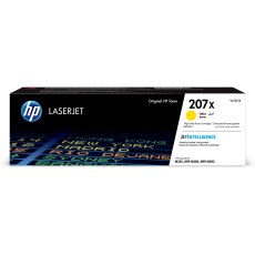 HP 207X Yellow LaserJet Toner Cartridge (2,450 pages)