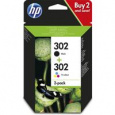 HP 302 Ink Cartridge Combo 2-Pack (X4D37AE) (190 / 165 pages)