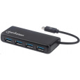 MANHATTAN USB-C Hub 4-portový USB 3.2 Gen 1 Hub