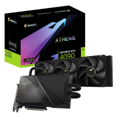 GIGABYTE VGA NVIDIA GeForce RTX 4090 AORUS XTREME WATERFORCE 24G, 24G GDDR6X, 3xDP, 1xHDMI