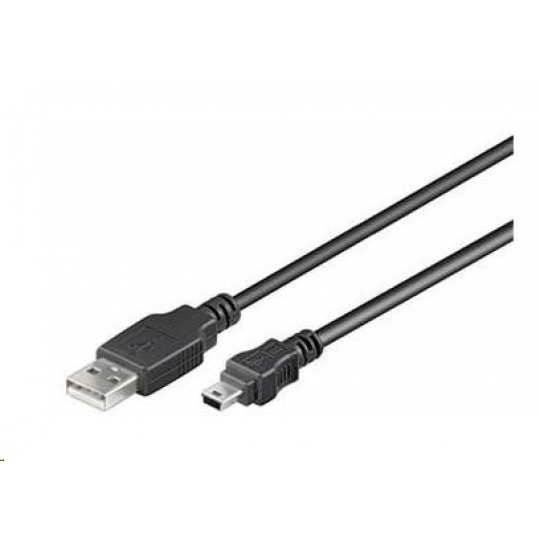 Kábel USB PREMIUMCORD 2.0 Kábel A-Mini B (5pin) 5m