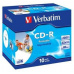 VERBATIM CD-R(10-Pack)Jewel/Printable/DLP/52x/700MB