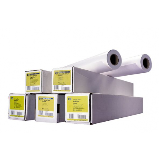 HP Universal Bond Paper, 106 microns (4.2 mil) • 80 g/m2 (21 lbs) • 1067 mm x 45.7 m , Q1398A