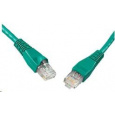 Solarix Patch kábel CAT6 UTP PVC 7 m zelený odolný proti zachytávaniu C6-114GR-7MB
