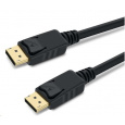 PREMIUMCORD DisplayPort 1.3/1.4 pripojovací kábel M/M, pozlátené konektory, 3 m