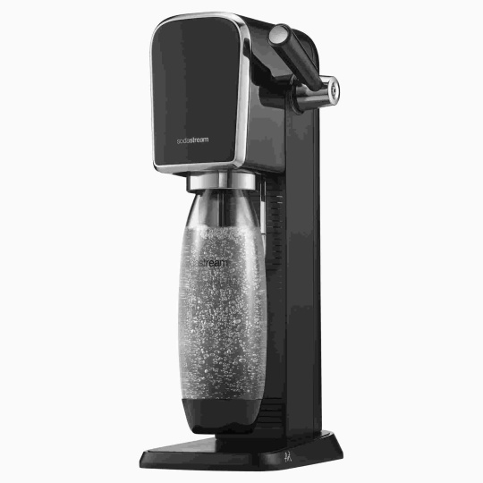 SodaStream ART výrobník sody, mechanický, 1l láhev, bombička s CO2, černý