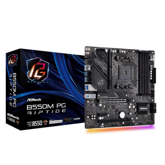 ASRock MB Sc AM4 B550M PHANTOM GAMING 4, AMD B550, 4xDDR4, 1xDP, 1xHDMI, mATX