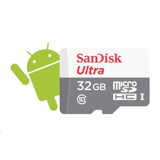 SanDisk MicroSDHC 32 GB Ultra (80 MB/s, Class 10 UHS-I, Android)