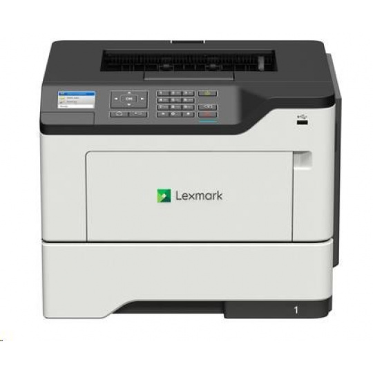 ČB tlačiareň LEXMARK MS621dn A4, 47 str./min, 512 MB, LCD, duplex, USB 2.0, LAN