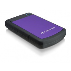 Externý pevný disk TRANSCEND 2,5" USB 3.1 StoreJet 25H3P, 2 TB, fialový (odolný voči nárazom)