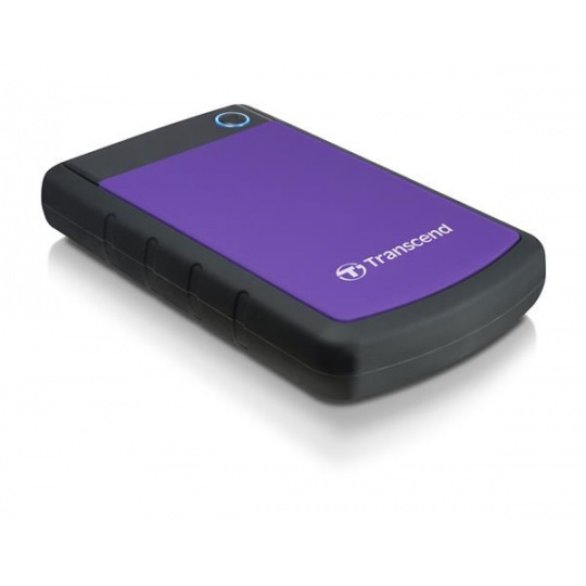 Externý pevný disk TRANSCEND 2,5" USB 3.1 StoreJet 25H3P, 2 TB, fialový (odolný voči nárazom)