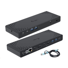 i-tec USB 3.0 / USB-C / Thunderbolt Dual Display Docking Station + PD 100W