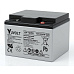 Baterie - YUVOLT Y24-12FR (12V; 24Ah; závit M5; životnost 3-5let)