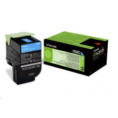 LEXMARK Cyan toner 702M pre CS310/410/510 z programu Lexmark Return (1 000 strán)