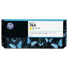 HP 764 Yellow Ink Cart, 300 ml, C1Q15A