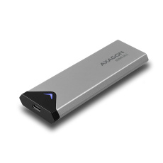 AXAGON EEM2-UG2, USB-C 3.2 Gen 2 - M.2 NVMe SSD kovový box, dĺžka 42 až 80 mm