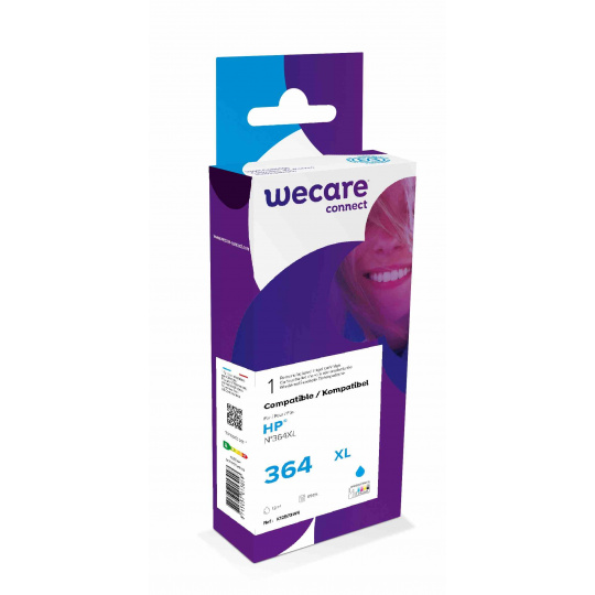 WECARE ARMOR kazeta pre HP Photosmart C5380, 5510, 5515, C6380 (CB323EE), modrá/kyanová, 12 ml, 900 str