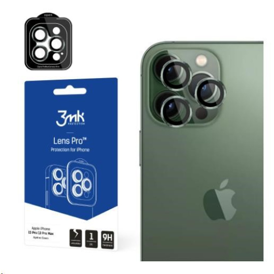 3mk Lens Protection Pro pro Apple iPhone 13 Pro / iPhone 13 Pro Max, zelená