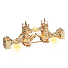 RoboTime dřevěné 3D puzzle most Tower Bridge svítící RoboTime dřevěné 3D puzzle most Tower Bridge svítící