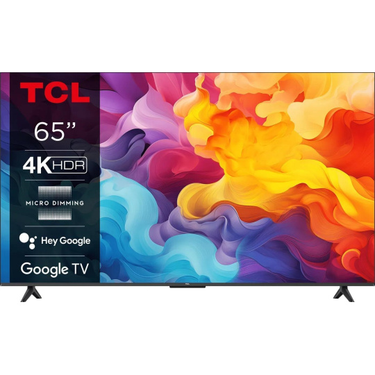 BAZAR - TCL 65V6B 65" TV, 4K Ultra HD, Smart, Dolby Audio, Google TV, Miracast, Bluetooth, WiFi, ALLM - Poškozený obal