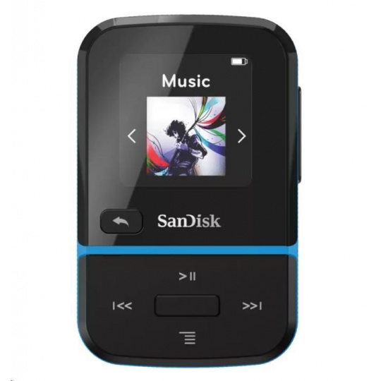 SanDisk Clip Sport Go MP3 Player 32GB, Blue