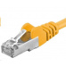 PREMIUMCORD Patch kábel CAT6a S-FTP, RJ45-RJ45, AWG 26/7 7m žltý