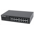 Intellinet 16-portový gigabitový ethernetový prepínač, 16x GbE, bez ventilátora