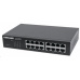 Intellinet 16-portový gigabitový ethernetový prepínač, 16x GbE, bez ventilátora