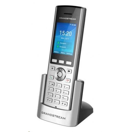 Grandstream WP820 [IP telefón Wi-Fi, 2 linky, 2 účty SIP, 2.4" TFT 240x320, bluetooth, 3.5 mm jack, OS Android]