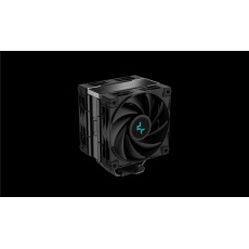 DEEPCOOL CPU Chladič AK400 ZERO DARK PLUS, 2x120mm, LGA1851, AM5, černá