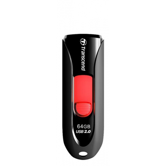 TRANSCEND Flash disk 64GB JetFlash®590K, USB 2.0 (R:16/W:6 MB/s) čierna