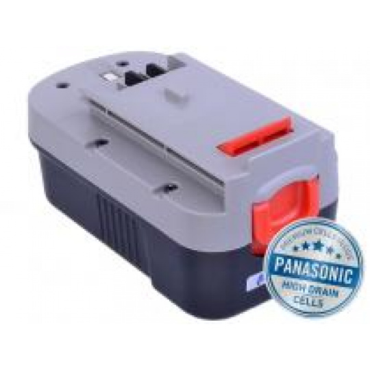 AVACOM baterie pro BLACK & DECKER A1718 Ni-MH 18V 3000mAh, články PANASONIC